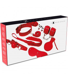 SERIE RED Kit bdsm para explorar el placer con accesorios
