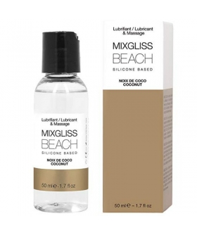 BEACH Lubricante y masajeador de silicona, duradero y perfumado