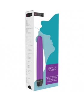 BGOOD CLASSIC Vibromasseur classique en silicone pour une stimulation précise