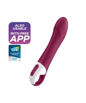 SATISFYER BIG HEAT Vibromasseur point g avec chaleur