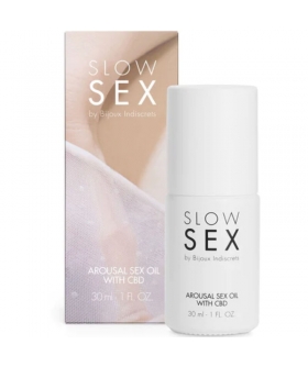 BIJOUX SLOW SEX  óleo de massagem sexual com cbd natural