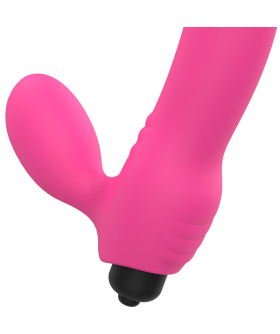 BIX Dildo con vibración y curvas para doble estimulación