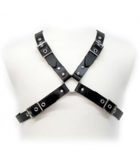 BLACK BUCKLE HARNESS Lingerie réelle: douce, élégante, ajustement parfait, sensuelle, variée.