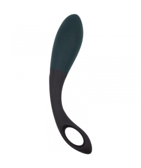 BLACK HEART ESTIMULADOR ANAL Stimulateur anal en silicone avec courbes stratégiques.