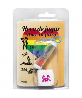 JUEGO PARA PAREJAS LGTBI+ Conjunto de dados eróticos com ampulheta para casais