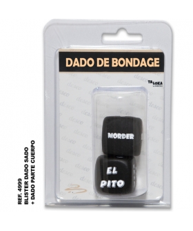 DADOS SADO Y CUERPO Juego de dados eróticos con 36 combinaciones para parejas