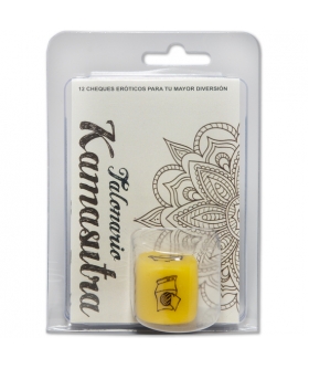 KIT CHEQUE + DADO Kit sensual con talonario y dado para explorar 60 posturas