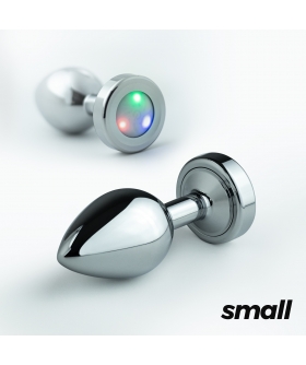 BOREALIS PLUG Plug anal de metal com luzes led intercambiáveis.