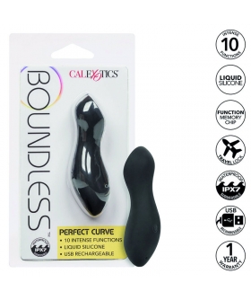 BOUNDLESS MASAJEADOR CURVA PER Masajeador íntimo con múltiples funciones vibrantes