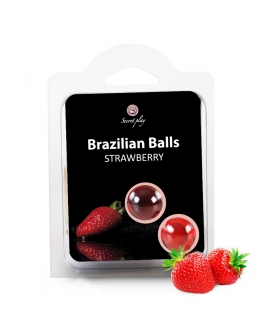 BRAZILIAN BALLS AROMAS Bolas de lubricante para masajes aromáticos y placenteros