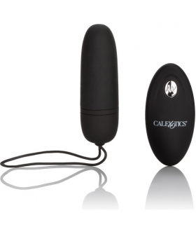 BULLET REMOTE  VIBRATING Vibrador de silicona com controle remoto preto