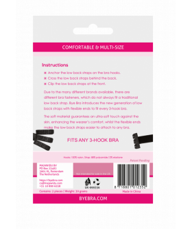 BYE-BRA ACCESORIES BYE-BRA SUP Tirantes flexibles para sujetadores con espalda descubierta