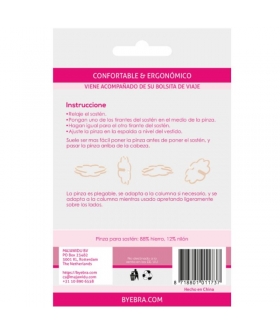 BYE-BRA  FLEXIBLE ACCESORIO Pinzas bye bra: solución discreta para sostenes