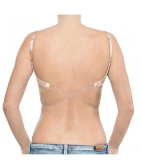 BYE-BRA  SUPPORT Accessorio innovativo per abiti senza schiena.