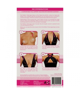 BYE-BRA CLEAVAGE Elevadores de senos adhesivos para escotes pronunciados