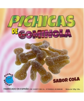 GOMITAS CON AZÚCAR Spicy devil - tranches de gomme au cola