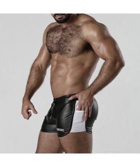 BATMAN SLIP Polainas cortas de polipiel: audaces, elásticas y sensuales
