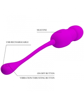 CALLIE Juguete íntimo con vibración y empuje, recargable