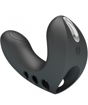 CAMELIA Vibromasseur compact en silicone avec 7 modes, rechargeable et facile à emporter