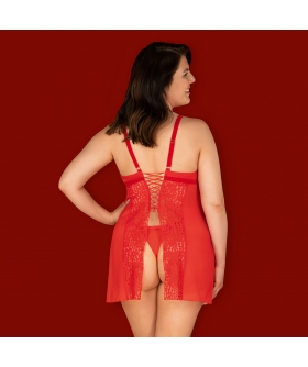 BLOSSMINA PASSION Perversione e tanga in rosso intenso. estensioni disponibili.