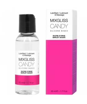 CANDY Lubricante a base de silicona con aroma a caramelo, 2 en 1