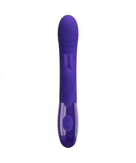 CERBERUS YOUTH Vibromasseur rechargeable avec 30 fonctions, en silicone doux