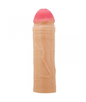 CHANE FUNDA DE PENE EXTENSORA  Extensor para aumentar tamaño y grosor del pene