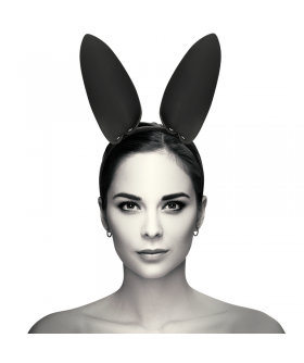 CROWNELLE BUNNY Diadème avec des oreilles de lapin en cuir
