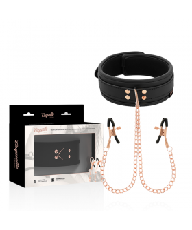 NEXUS GUARD Collana con pinze per capezzoli bdsm