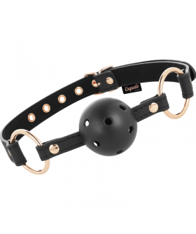 CHIC DESIRE 0 CONTROL Bâillon en cuir végétalien pour jeux bdsm