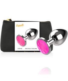 CHIC DESIRE PINK PLUG Plug anal de metal, adaptable, para placer intenso y seguro