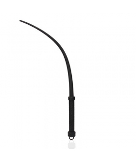 COLA SILICON Fouet en silicone noir pour BDSM, pour des sensations précises et variées