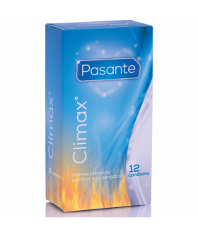 CLIMAX WAVE Preservativi pasante climax con effetto termico e striature.