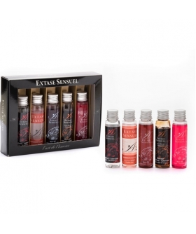 KIT EXTASE OIL SENSUAL Coffret íntimo con aceites y geles afrodisíacos de viaje