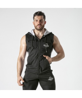 COLETE PERFORADO Sudadera sin mangas con malla transpirable y diseño audaz