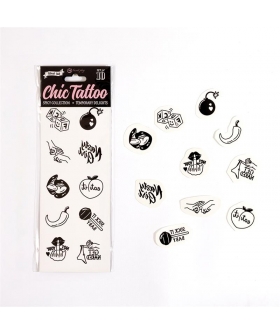 SPICY COLLECTION CHIC TATTOO S Tatuaggi temporanei, facili e versatili per eventi.