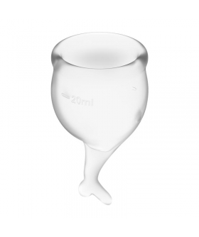 FEEL SECURE Copa menstrual ecológica en silicona médica, cómoda y segura