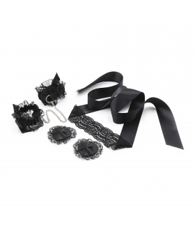 ENCAJE EROTICO KIT Set di pizzi bondage: sensualità e avventura per le coppie