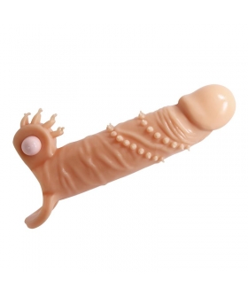 PENOS SLEEVE Housse vibrante allonge de 4 cm, tpr doux, vibrobullet puissant
