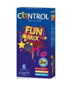 CONTROL FUN Préservatifs de contrôle fun mix 6 unités