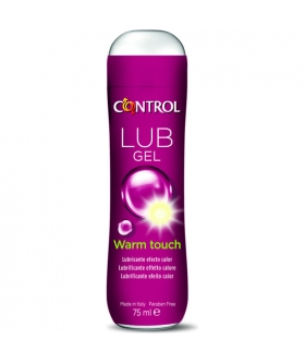 CONTROL WARM Gel lubricante con efecto calor, base acuosa, compatible