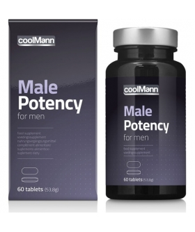 COOLMANN MALE POTENCY TAB Comprimidos naturales para potenciar salud y deseo masculino