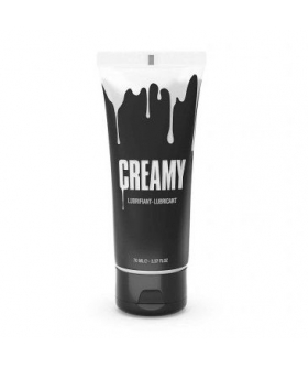 CREAMY CUM Lubrifiant aqueux et crémeux avec texture réaliste.