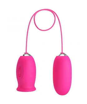 DAISY Huevo vibrador dual, 12 vibraciones, 3 lamidos, memoria