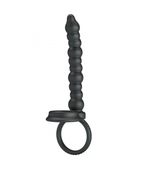 DILLION Cuentas anales con anillo para el pene de silicona premium