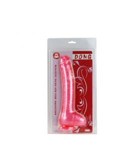 DONG DILDO - dildo réaliste avec ventouse, matériau en pvc souple.