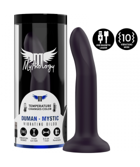 DUMAN MYSTIC DILDO S Juguete cambia color con calor, vibración potente, silicona