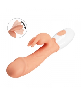 EASTER BUNNY Vibratore con doppio motore, 30 funzioni e stimolazione doppia.