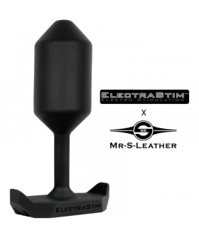 ELECTRO PLUG ANAL MR-S-LEATHER Tappo anale elettrico in silicone per stimolazione