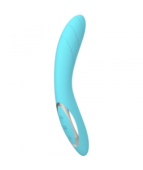 ELIZABETH VIBRADOR FLEXIBLE AZ Vibrador elegante com tecnologia avançada e funcionalidade múltipla.